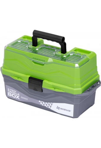 Ящик для снастей Tackle Box трехполочный зеленый (N-TB-3-G) NISUS