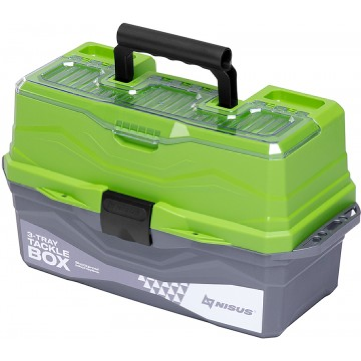Ящик для снастей Tackle Box трехполочный nisus зеленый (n-TB-3-G)