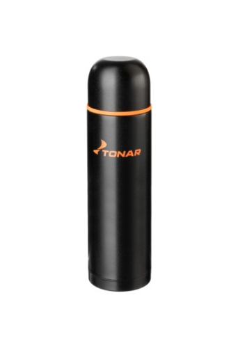 Термос (HS.TM-026) 1200ML черный (дополн.пласт.чашка) TONAR