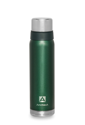 Термос бытовой, вакуумный (для напитков), "Арктика", 900 мл, арт 106-900 (зеленый)