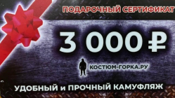 Подарочный Сертификат на 3000₽