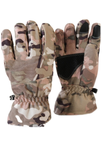 Тактические перчатки Shark Skin со вставками,флис,с синтепоном MTP