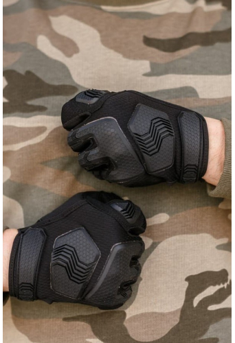 Перчатки тактические с вставками B31, black
