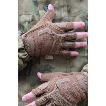 Перчатки mechanix m-pact fingerless, coyote