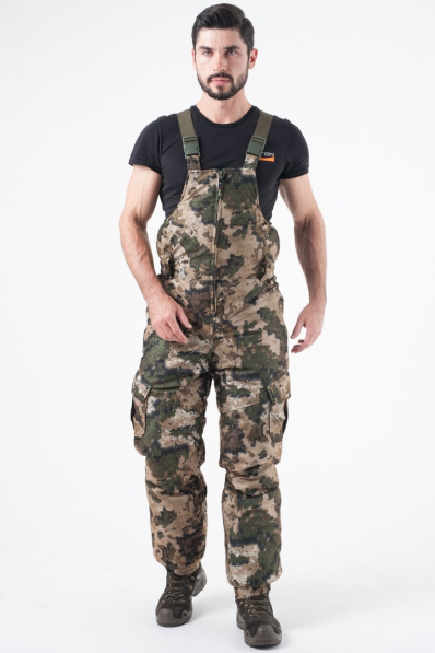 Костюм для зимней охоты и рыбалки "ГОРНЫЙ -45" (Алова, Зеленый Камо) 