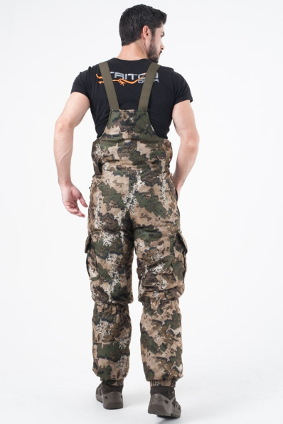 Костюм для зимней охоты и рыбалки "ГОРНЫЙ -45" (Алова, Зеленый Камо) 