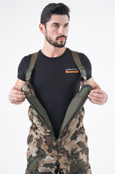 Костюм для зимней охоты и рыбалки "ГОРНЫЙ -45" (Алова, Зеленый Камо) 