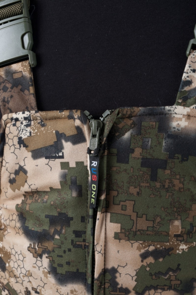 Костюм для зимней охоты и рыбалки "ГОРНЫЙ -45" (Алова, Зеленый Камо) 