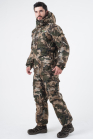 Костюм для зимней охоты и рыбалки "ГОРНЫЙ -45" (Алова, Зеленый Камо) 