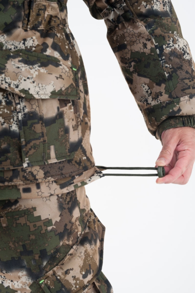 Костюм для зимней охоты и рыбалки "ГОРНЫЙ -45" (Алова, Зеленый Камо) 