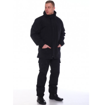 Костюм Горка 5 Шторм, Черный на флисе Костюм Горка 5 Шторм, Черный на флисе