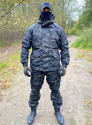 Костюм горка 5 черный мультикам летний