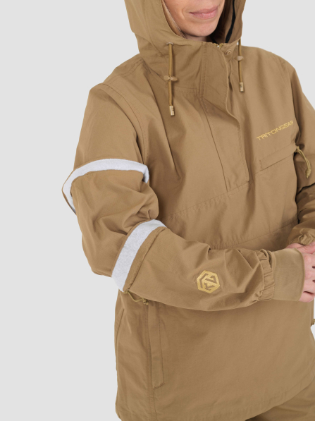 Костюм "SNAR DUO NEW" женский (Хлопок, Бежевый)