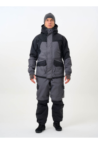 Костюм "STRONG PRO" -15 ПК (Таслан, Серо-Черный)